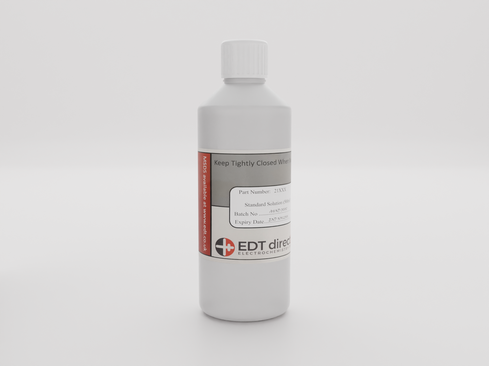 Image showing a bottle of standard solution.