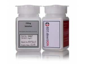 Image showing saturated KCl filling solution with Ag/AgCl.