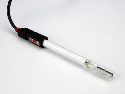 An image showing a glass conductivity electrode.