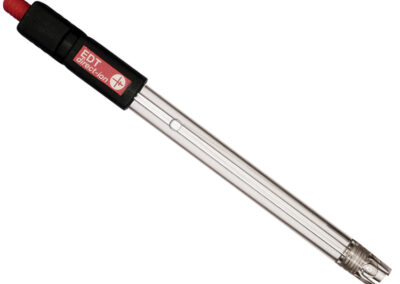 An image showing a refillable pH combination electrode.