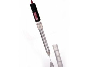 Image showing a glass redox combination electrode.