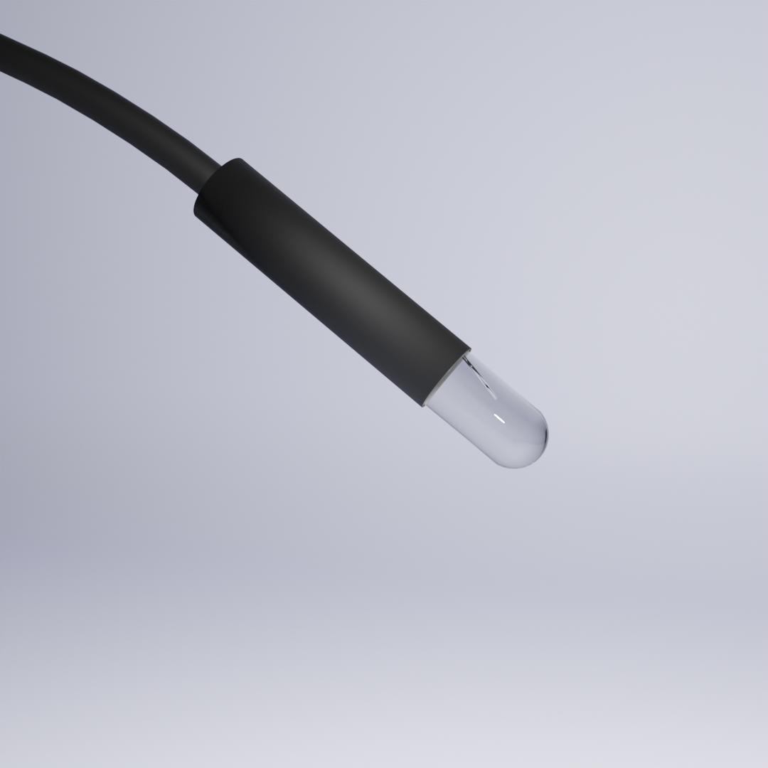 pH Glass Mini Half-Cell Electrode With 1 Metre Cable - Image 2