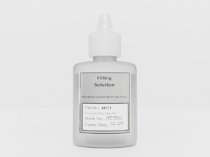 Image showing a small bottle of solution.