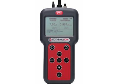 An image showing a combined pH and conductivity meter.