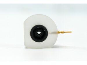 Image showing a side-on flowcell electrode.