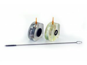Image showing a Nitrate Flow Cell and a Fluoride Flow Cell.