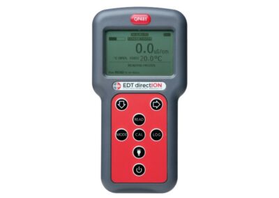 An image showing a portable conductivity meter.