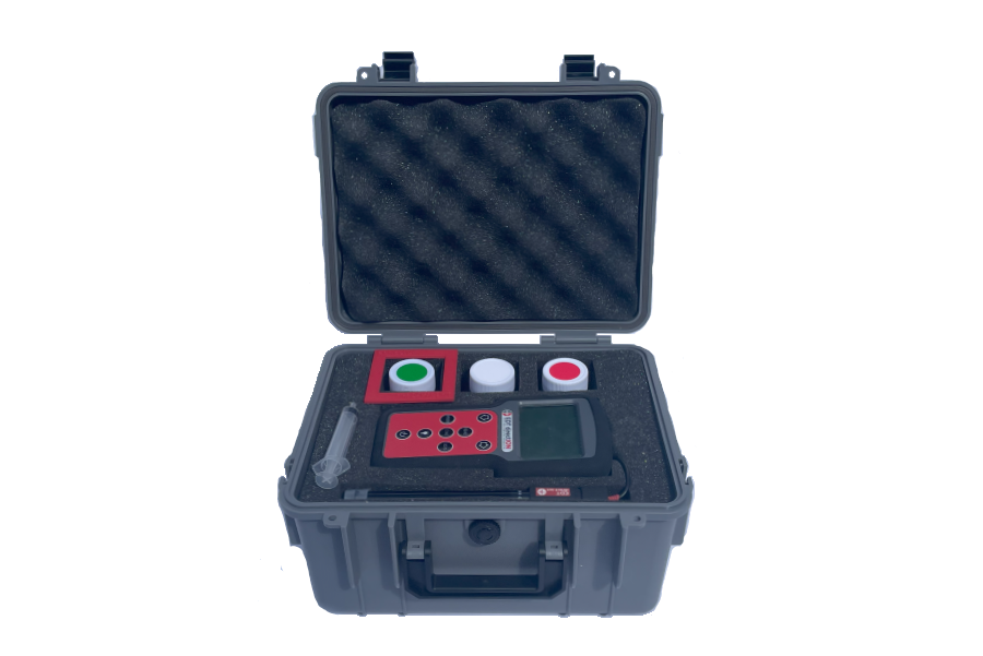 Image Showing a fire damage test kit.