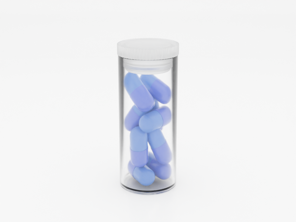 An image showing a container of pH 10 Buffer Capsules