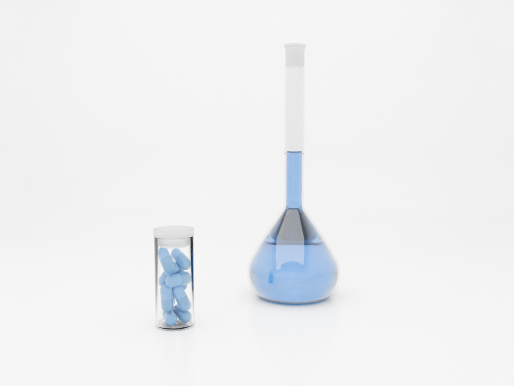 An image showing pH 10 Buffer Capsules and Solution.