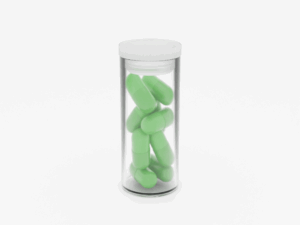 Image of a capsule containing 10 pH7 Buffer Capsules.