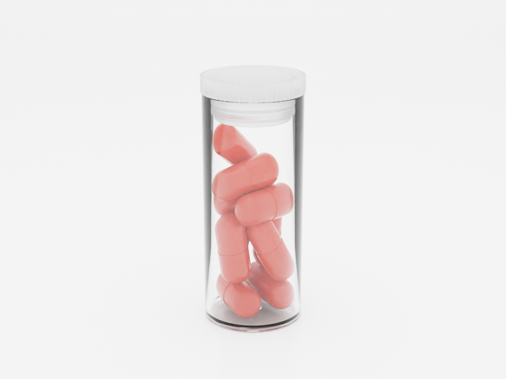 An image showing a capsule containing 10 pH 4 Buffer Capsules.